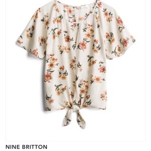 Nine Britton Aviana Tie Detail Blouse